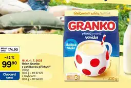 Tesco Orion granko s vanilkovou příchutí nabídka