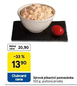 Tesco Sýrová pikantní pomazánka nabídka