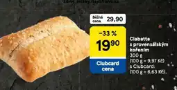 Tesco Ciabatta s provensálským kořením nabídka