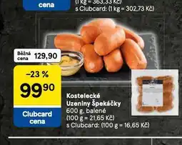 Tesco Kostelecké uzeniny špekáčky nabídka