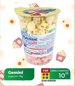 Tamda Foods Gemini popcorn nabídka