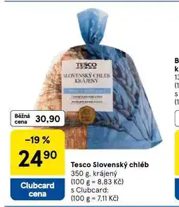 Tesco Slovenský chléb nabídka