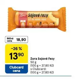Tesco Zora sójové řezy nabídka