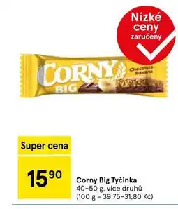 Tesco Corny big tyčinka nabídka