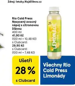 Tesco Rio cold press nabídka