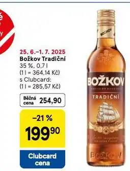 Tesco Božkov tradiční nabídka