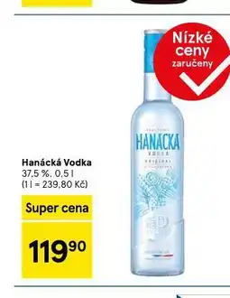 Tesco Hanácká vodka nabídka