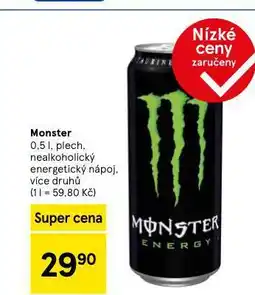Tesco Monster energy drink nabídka