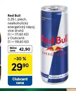 Tesco Red bull nabídka