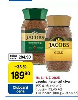 Tesco Káva jacobs nabídka