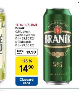 Tesco Pivo braník nabídka