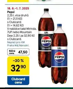 Tesco Pepsi nabídka