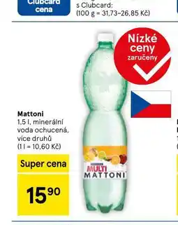 Tesco Mattoni nabídka