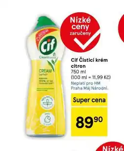Tesco Cif čisticí krém nabídka