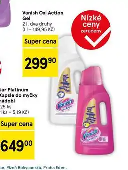 Tesco Vanish oxi action gel na skvrny nabídka