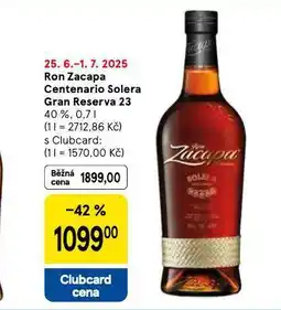 Tesco Ron zacapa centenario nabídka