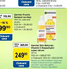 Tesco Garnier skin naturals vitamin c rozjasňující super sérum nabídka