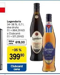 Tesco Legendario nabídka