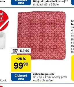 Tesco Zahradní polštář nabídka