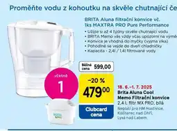 Tesco Filtrační konvice nabídka