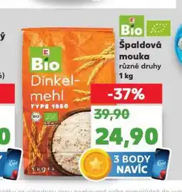 Kaufland Bio špaldová mouka nabídka