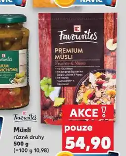 Kaufland Müsli nabídka