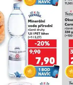 Kaufland Minerální přírodí voda nabídka