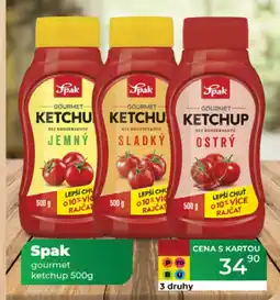 Tamda Foods Spak gourmet ketchup nabídka