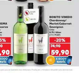 Kaufland Bonito vinedo merlot nabídka