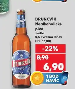 Kaufland Pivo bruncvík nealko nabídka