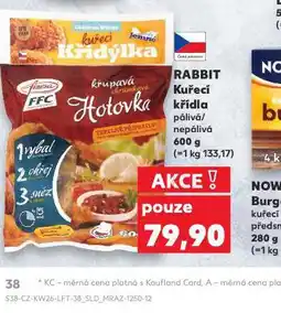 Kaufland Rabbir kuřecí křídla nabídka