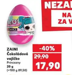 Kaufland Zaini čokoládové vajíčka nabídka