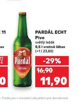 Kaufland Pivo pardál echt nabídka