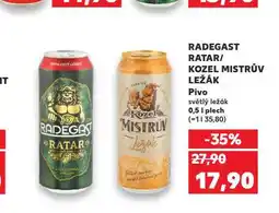 Kaufland Kozel mistrův ležák nabídka