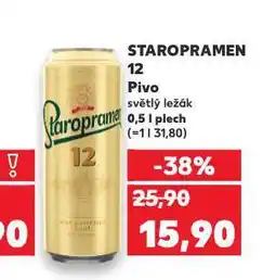 Kaufland Pivo staropramen 12 nabídka