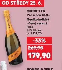 Kaufland Mioneto prosecco doc nabídka
