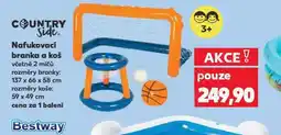 Kaufland Nafukovací branka a koš nabídka
