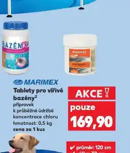 Kaufland Marimex tablety pro vířivé bazény nabídka