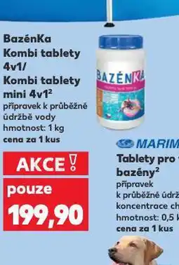 Kaufland Bazénka kombi tablety nabídka