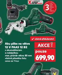 Kaufland Aku pila na větve nabídka
