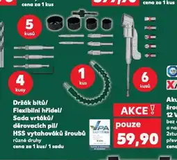 Kaufland Držák bitů / flexibilní hřídel / sada vtráků / hss vytahovač šroubů nabídka
