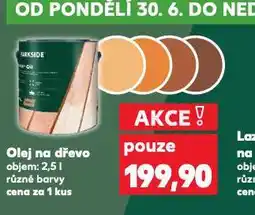 Kaufland Olej na dřevo nabídka