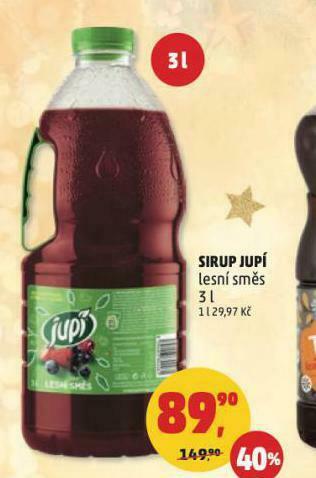 Penny Market Sirup jupí nabídka