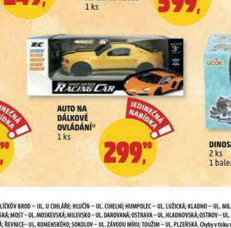 Penny Market Auto na dálkové ovládání nabídka