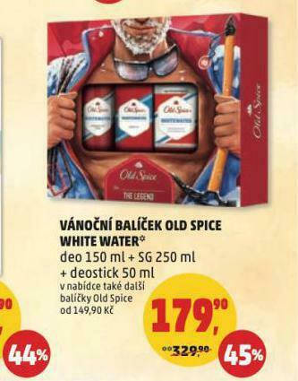 Penny Market Old spice vánoční balíček nabídka