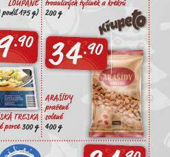 Terno Arašídy pražené solené nabídka