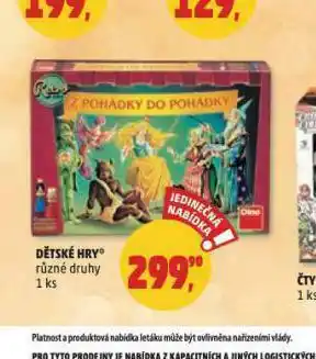 Penny Market Dětské hry nabídka