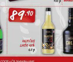 Terno Vaječný likér 18% nabídka