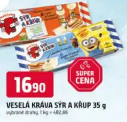 Trefa Veselá kráva sýr a křup nabídka