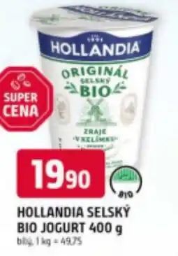 Trefa HOLLANDIA Selskýỳ bio jogurt nabídka